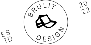 BruLit Design logo cap circle